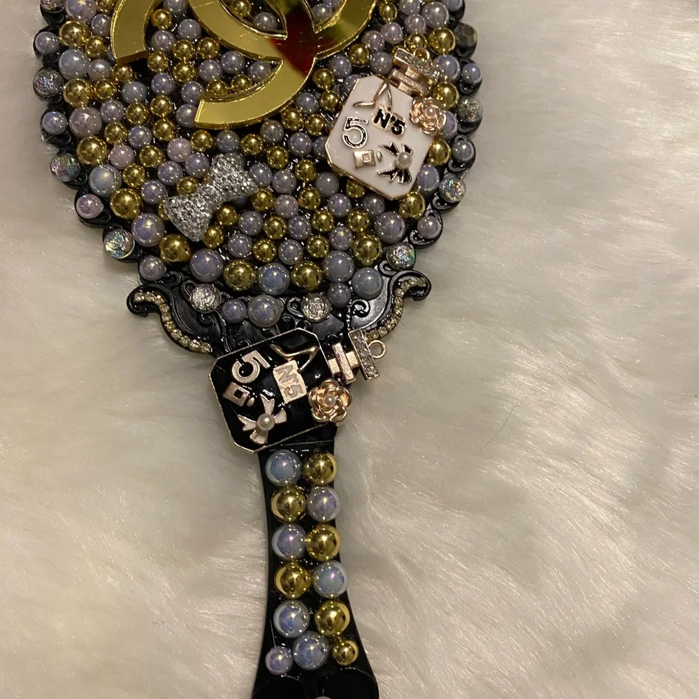 Hand mirror , hand made